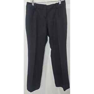 Liz Claiborne Audra Tailored Womens Straight Mid Rise Trouser Black Size 2PS NWT